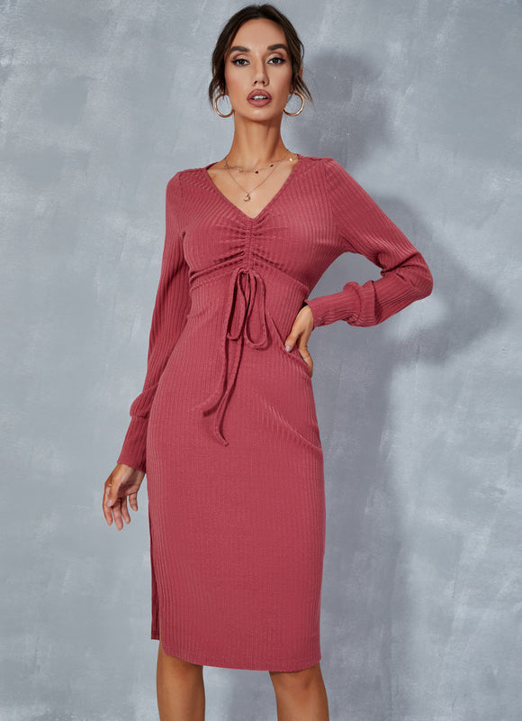 Robe Midi Moulante Texturée - gallery 2