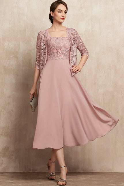 Robe Midi Rose Poudré