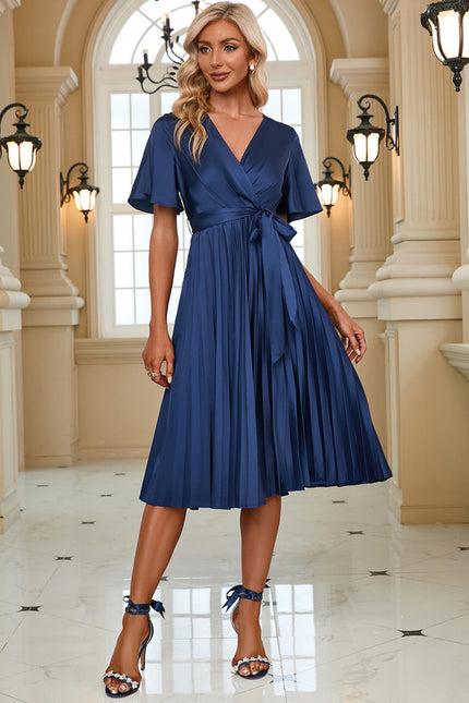 Robe Midi Noire Manche Longue - gallery 3