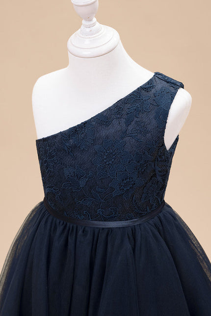 Robe Midi Tulle Une-Épaule - gallery 6