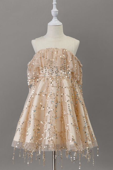 Robe Midi Festive Pailletée