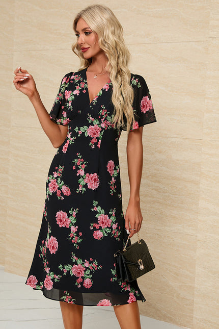 Robe Midi Florale Légère - gallery 3