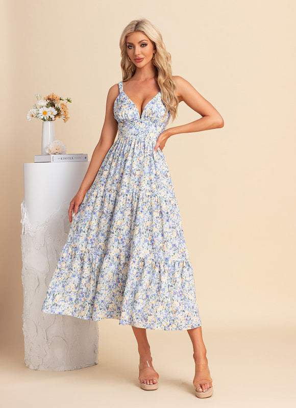 Robe Midi Fleurie Légère - gallery 4