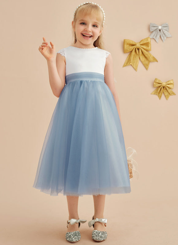 Robe Midi Tulle Bleu Céleste - gallery 9