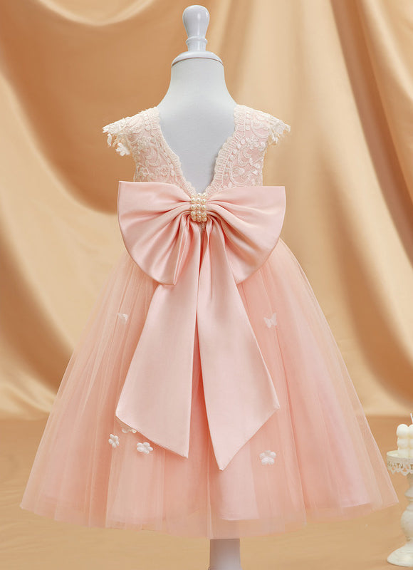 Robe Midi Enfant Rose Poudré
