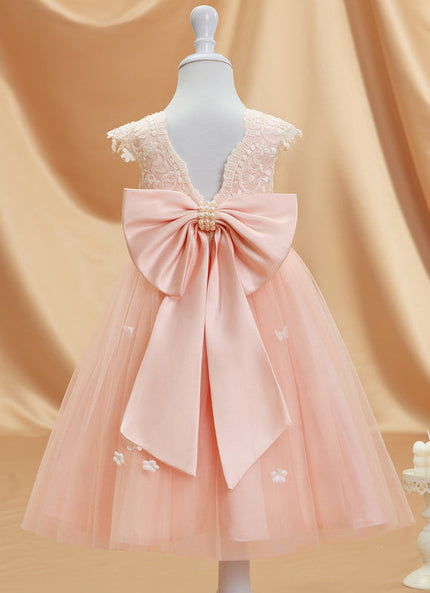 Robe Midi Enfant Rose Poudré