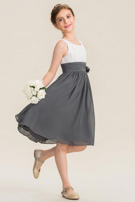 Robe Midi Chiffon Grise - gallery 2