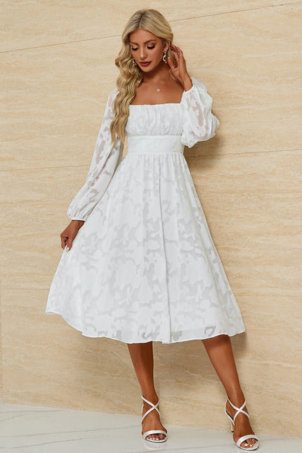 Robe Midi Blanche Aérienne