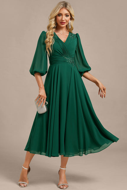 Midi Robe De Soirée Pour Femme Ronde Grande Taille