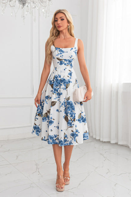 Robe Midi Imprime Floral - gallery 5