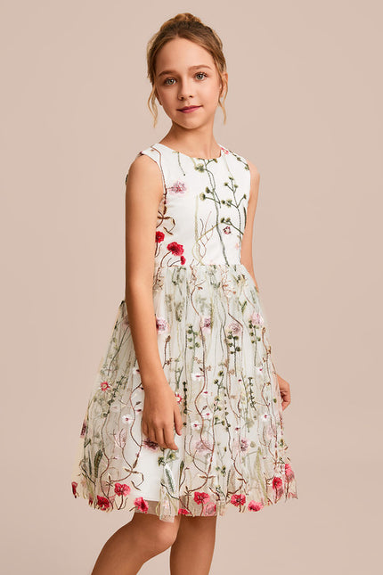 Robe Midi Fleurie Évasée - gallery 2