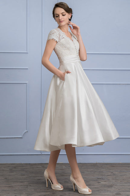 Robe Midi Éclat De Satin - gallery 2