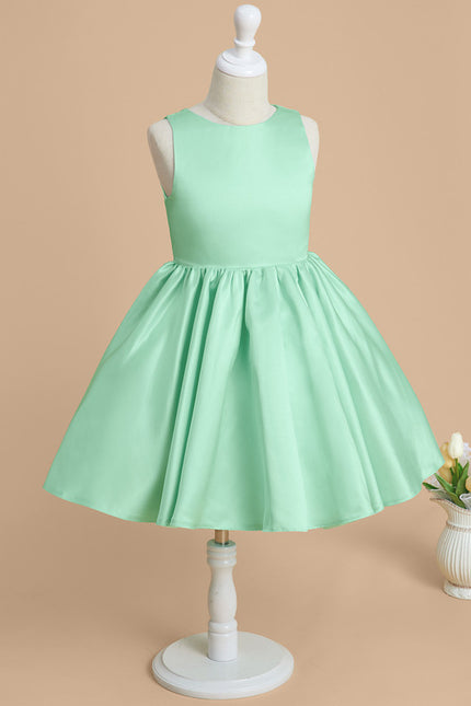 Robe Midi Satin Menthe - gallery 1