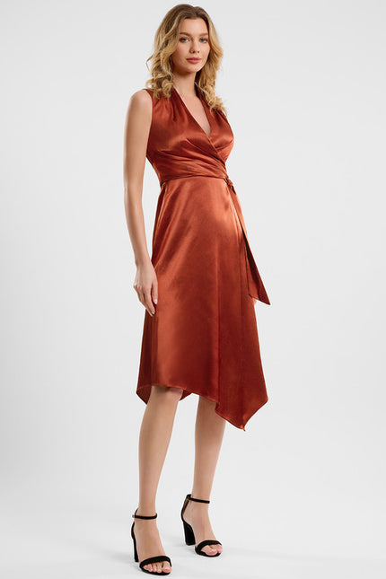 Robe Midi Marron - gallery 1
