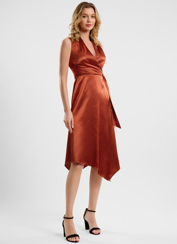 Robe Midi Marron - gallery 1