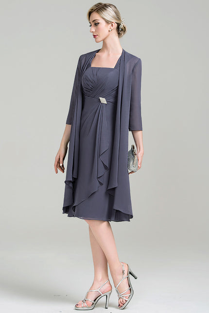 Robe Midi Élégance Minuit - gallery 3