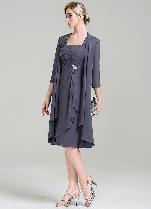 Robe Midi Élégance Minuit - gallery 3