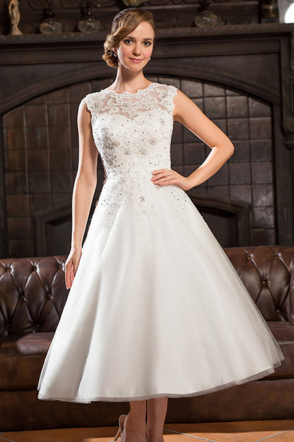 Robe Midi De Mariée Chic