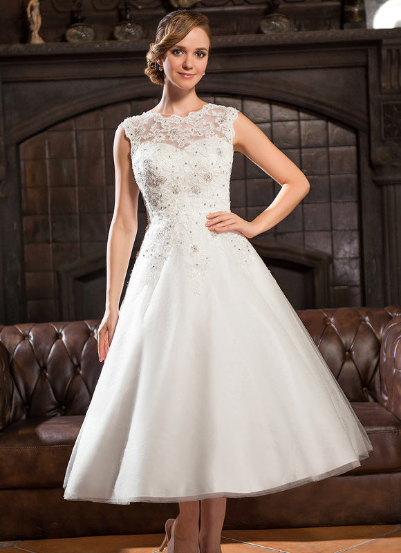 Robe Midi De Mariée Chic