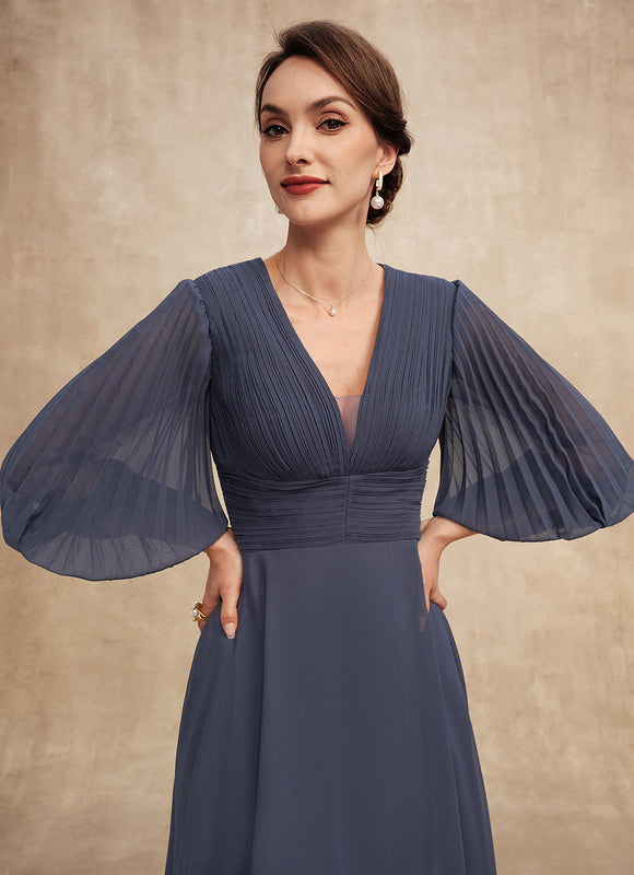 Robe Midi Fluide Marine - gallery 1