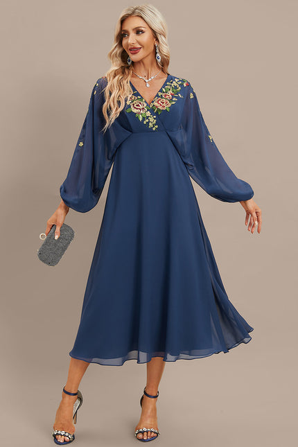 Robe Midi Sérénité Florale - gallery 5
