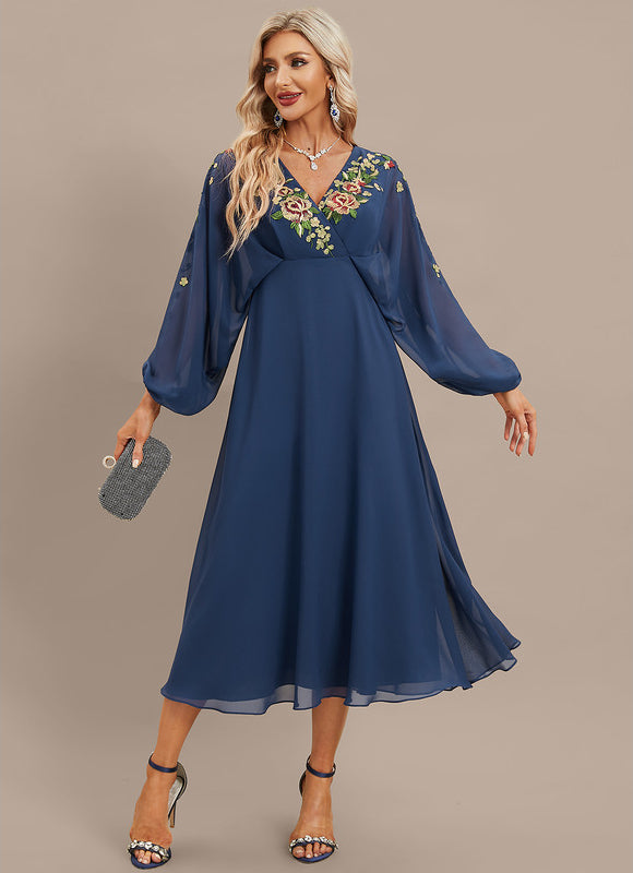 Robe Midi Sérénité Florale - gallery 5