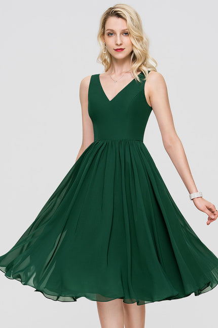 Robe Midi Aérienne Marine - gallery 2