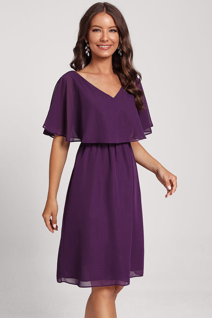 Robe Midi Bleu Nuit Élégante