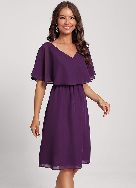 Robe Midi Bleu Nuit Élégante