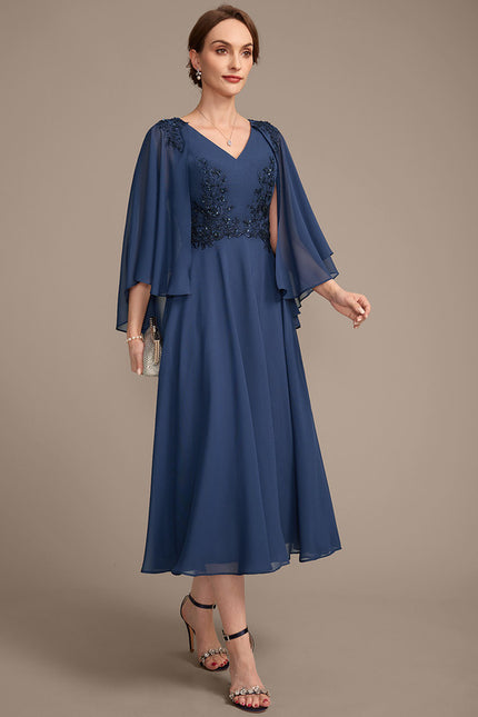 Robe Midi Fluide Nuit - gallery 5