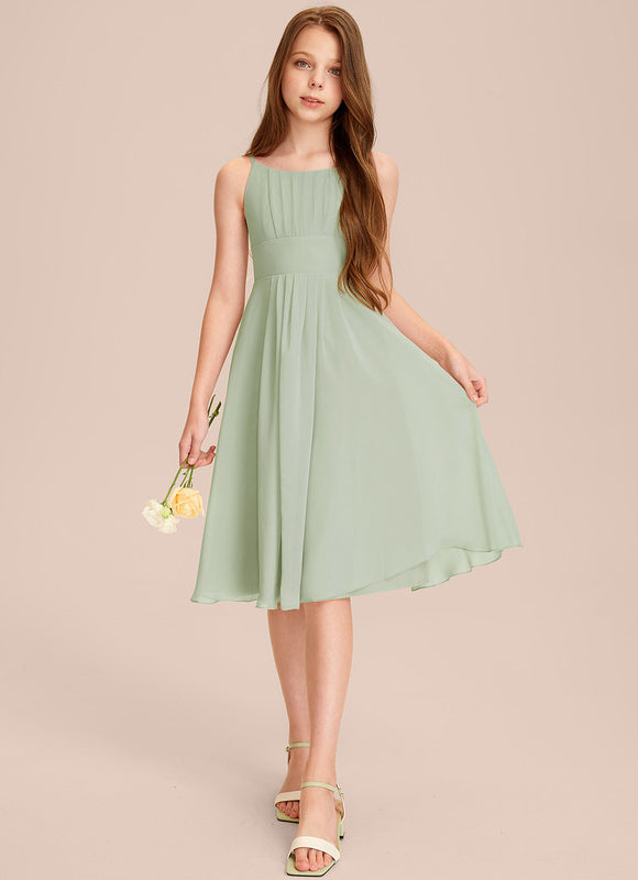 Robe Midi Évasée Marine - gallery 6