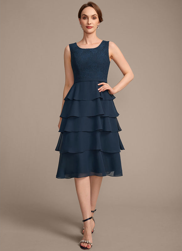 Robe Midi Mousseline Volants - gallery 7