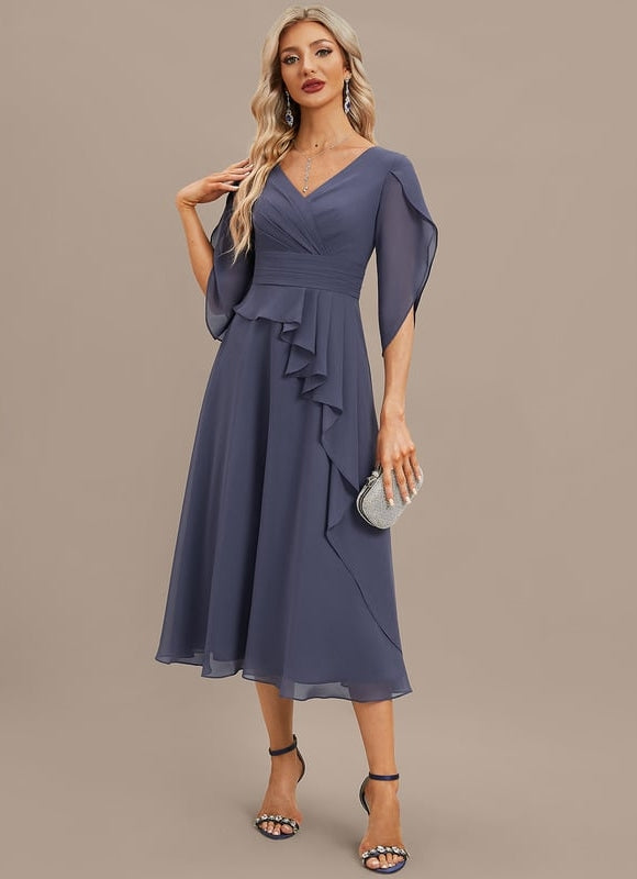 Robe Midi Fluide Élégante - gallery 1