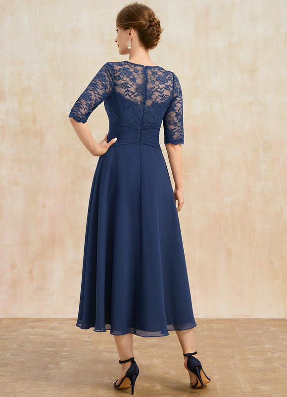 Robe Midi Mère Mariée Dentelle - gallery 5