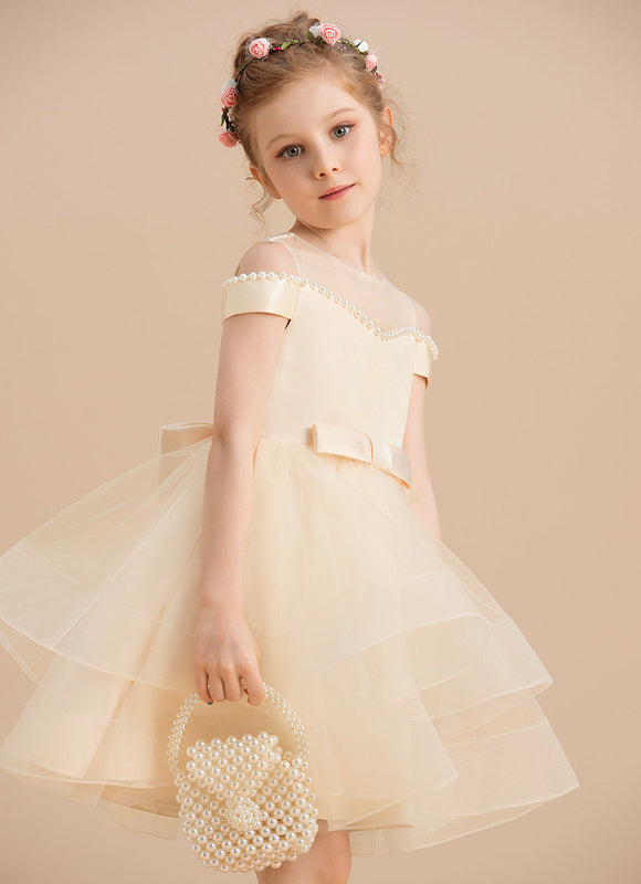 Robe Midi Enfant Satinée - gallery 4