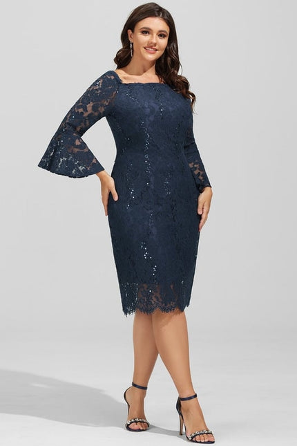 Robe Midi Dentelle Étoilée - gallery 7