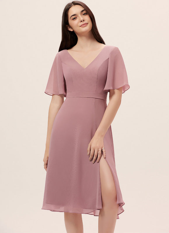 Robe Midi Fluide Rose