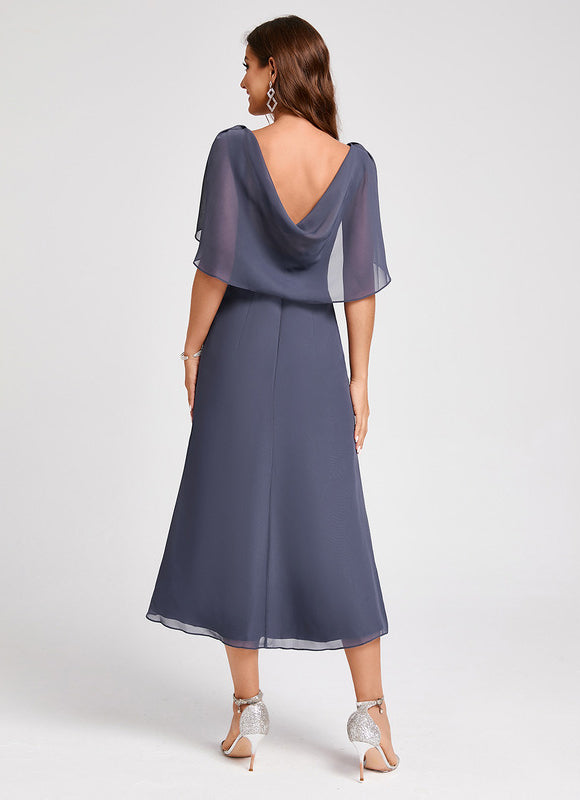 Midi Robe De Cocktail Pour Mariage Chic - gallery 3