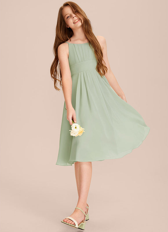 Robe Midi Évasée Marine - gallery 3