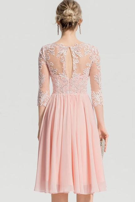 Robe Midi Rose Enchantée - gallery 4