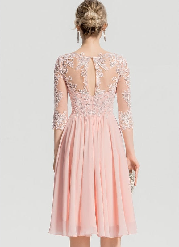 Robe Midi Rose Enchantée - gallery 4