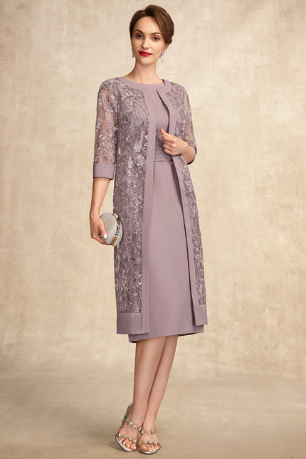 Robe Midi Lilas Chic