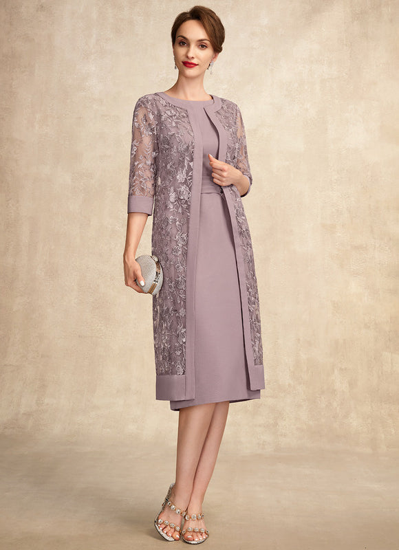 Robe Midi Lilas Chic