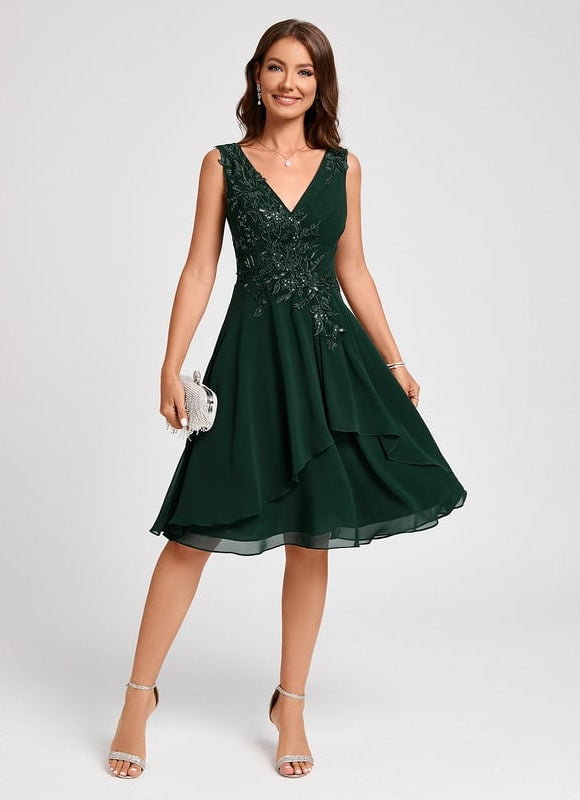Robe Midi Éclatante Drapée - gallery 2