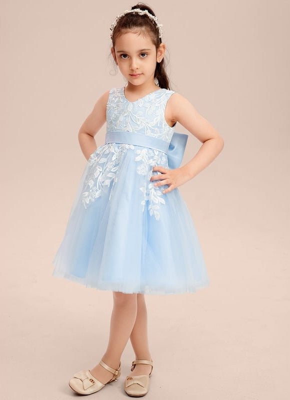 Robe Midi Tulle Bleu Pastel - gallery 6