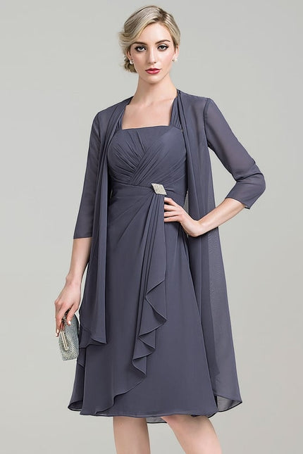 Robe Midi Élégance Minuit