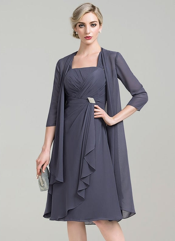 Robe Midi Élégance Minuit