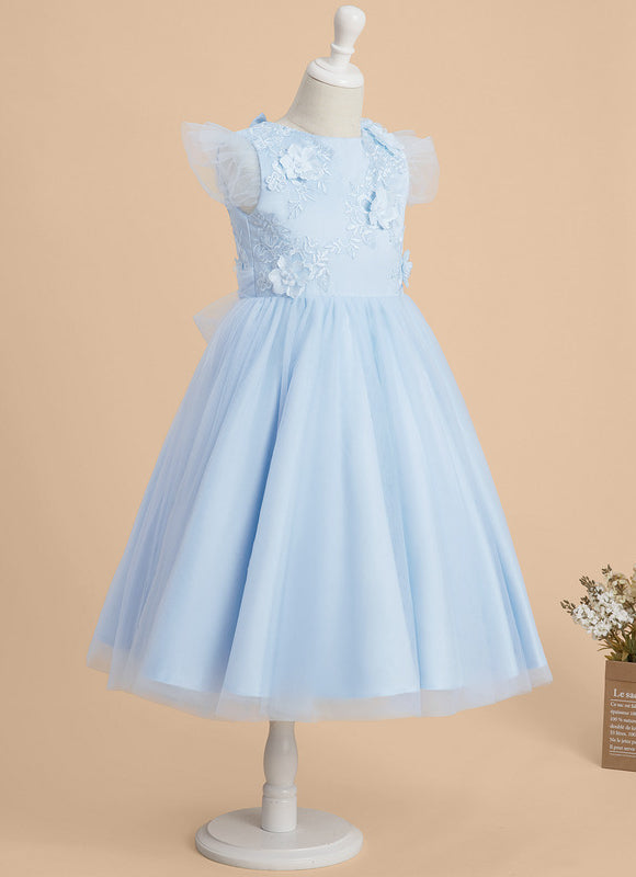 Robe Midi Tulle Bleu Pâle - gallery 3