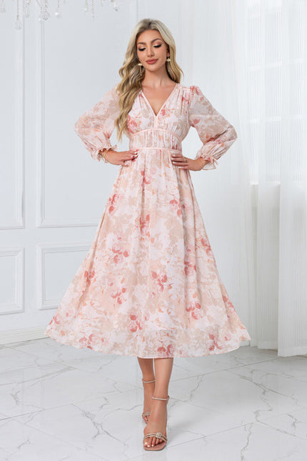 Robe Midi Florale Légère - gallery 4