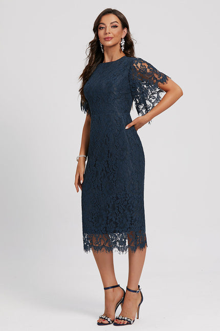 Robe Midi Dentelle Sophistiquée - gallery 2